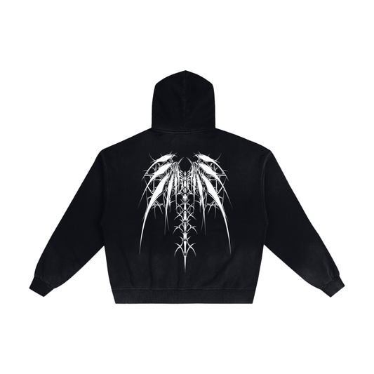 Spider Heart Zip Up Hoodie