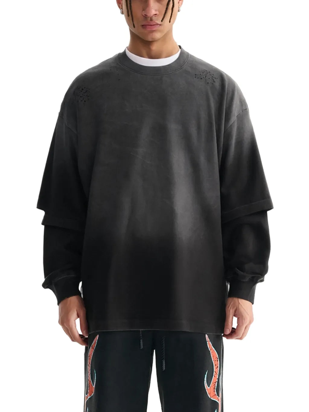 Skull Cross Two-Piece Long Sleeve