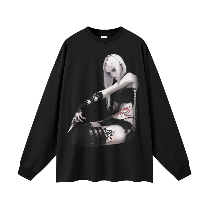 I <3 Crystal Corpse Girl Long Sleeve