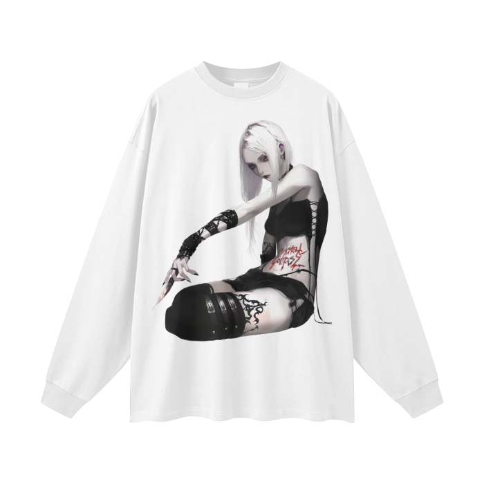 I <3 Crystal Corpse Girl Long Sleeve